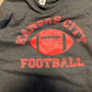 M Dark Heather Kansas City Football Sweatshirt